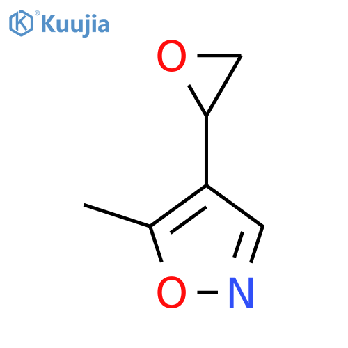 5-Methyl-4-(oxiran-2-yl)-1,2-oxazole structure