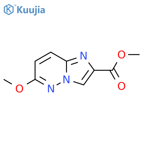 Methyl 6-methoxyimidazo[1,2-b]pyridazine-2-carboxylate structure