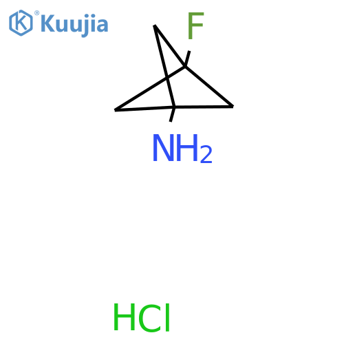 3-Fluorobicyclo[1.1.1]pentan-1-amine hydrochloride structure