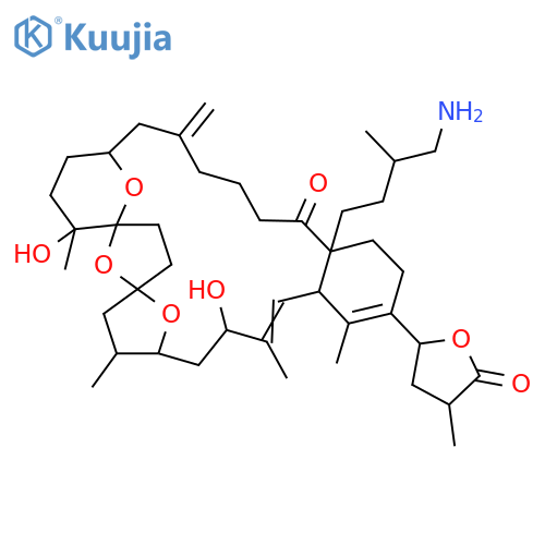 17-(4-Amino-3-methylbutyl)-9,27-dihydroxy-6,10,13,27-tetramethyl-22-methylidene-14-(4-methyl-5-oxooxolan-2-yl)-28,29,30-trioxapentacyclo[22.3.1.11,4.14,7.012,17]triaconta-10,13-dien-18-one structure