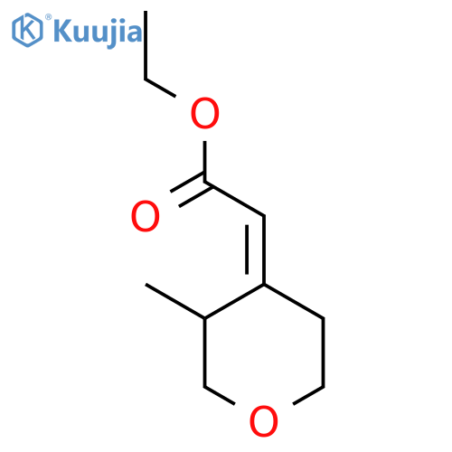 ethyl 2-[(4Z)-3-methyloxan-4-ylidene]acetate structure