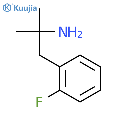 1-(2-Fluorophenyl)-2-methylpropan-2-amine structure