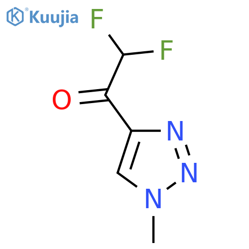 2,2-Difluoro-1-(1-methyl-1h-1,2,3-triazol-4-yl)ethan-1-one structure
