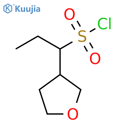 1-(Oxolan-3-yl)propane-1-sulfonyl chloride structure