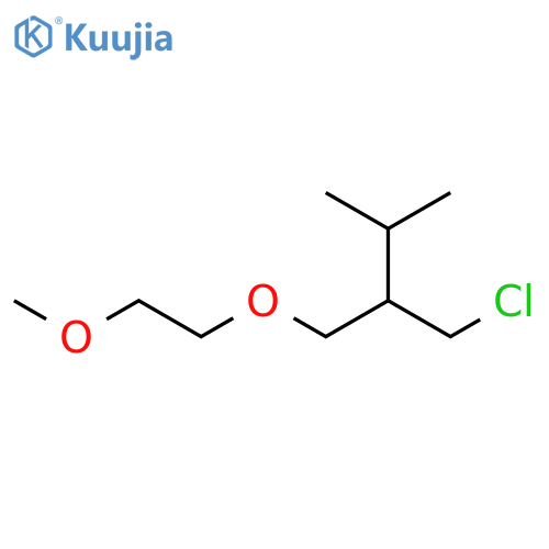Butane, 1-chloro-2-[(2-methoxyethoxy)methyl]-3-methyl- structure