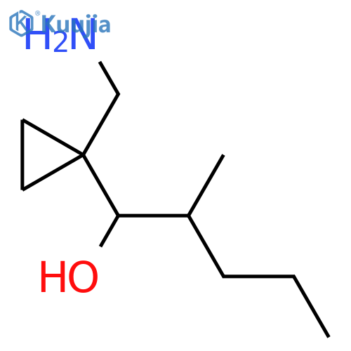 Cyclopropanemethanol, 1-(aminomethyl)-α-(1-methylbutyl)- structure