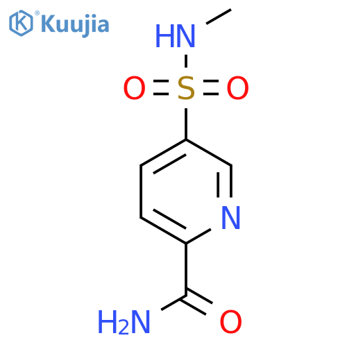5-(Methylsulfamoyl)pyridine-2-carboxamide structure