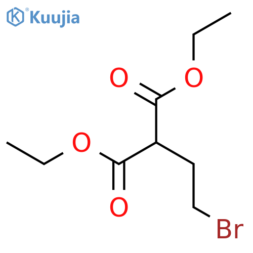 Propanedioic acid, (2-bromoethyl)-, diethyl ester structure