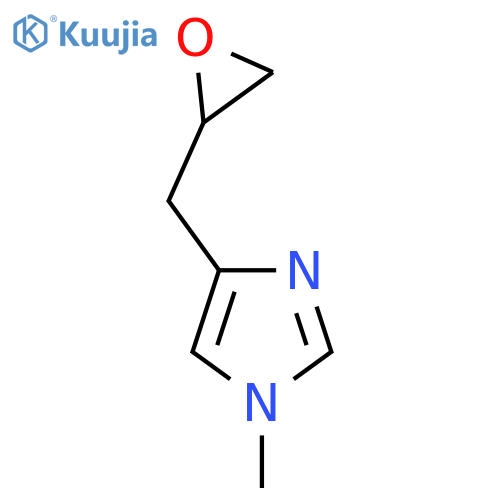 1-methyl-4-[(oxiran-2-yl)methyl]-1H-imidazole structure