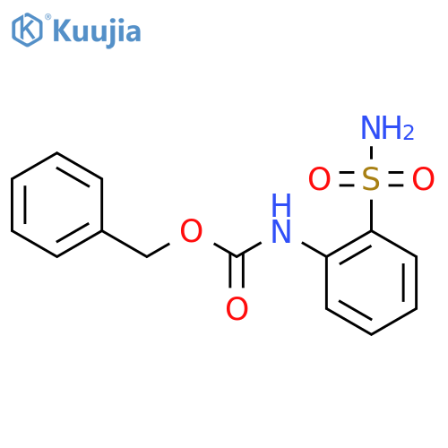 benzyl N-(2-sulfamoylphenyl)carbamate structure