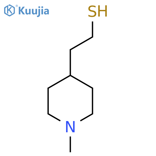 2-(1-methylpiperidin-4-yl)ethane-1-thiol structure