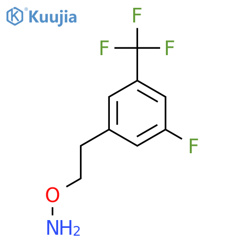 O-{2-3-fluoro-5-(trifluoromethyl)phenylethyl}hydroxylamine structure