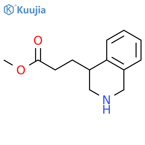 methyl 3-(1,2,3,4-tetrahydroisoquinolin-4-yl)propanoate structure