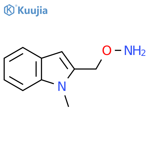 O-(1-methyl-1H-indol-2-yl)methylhydroxylamine structure
