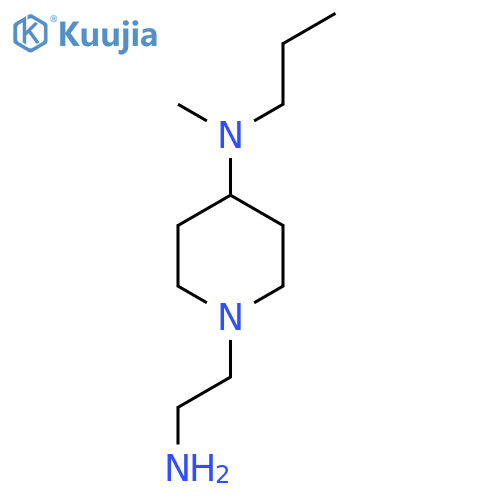 1-(2-aminoethyl)-N-methyl-N-propylpiperidin-4-amine structure