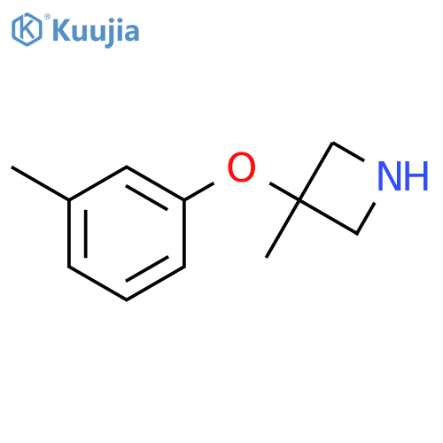 3-methyl-3-(3-methylphenoxy)azetidine structure