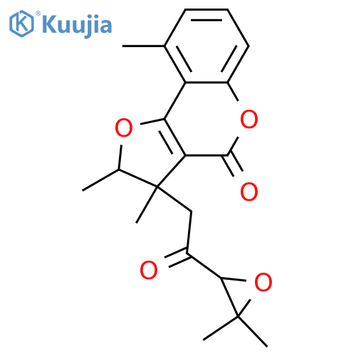 Cycloisobrachycoumarin; 2'-Epimer, 5'-oxo, 6'ξ,7'-epoxide structure
