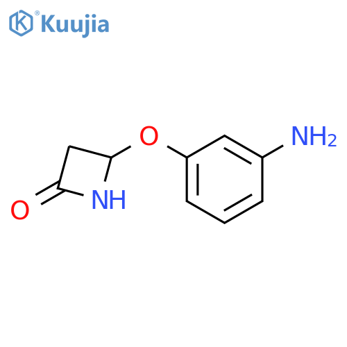 4-(3-aminophenoxy)azetidin-2-one structure