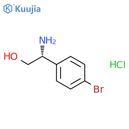 (R)-2-Amino-2-(4-bromophenyl)ethanol hydrochloride structure