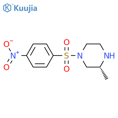 (3R)-3-methyl-1-(4-nitrobenzenesulfonyl)piperazine structure