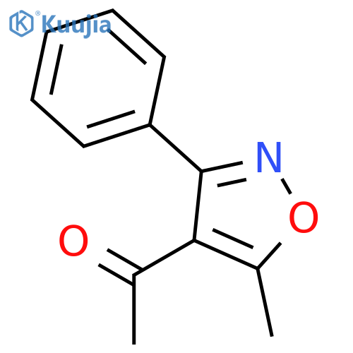 1-(5-Methyl-3-phenyl-4-isoxazolyl)-1-ethanone structure