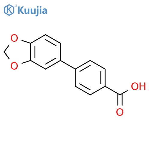 4-Biphenyl-1,3Dioxol-5-Yl-Carboxylic Acid structure