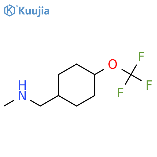 N-methyl-4-(trifluoromethoxy)cyclohexanamine structure