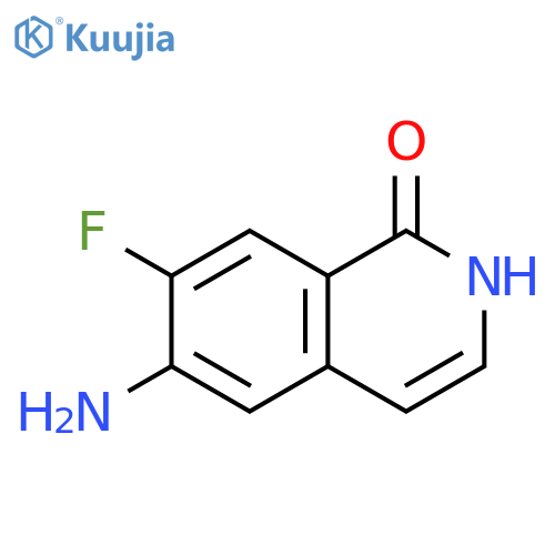 6-amino-7-fluoroisoquinolin-1-ol structure