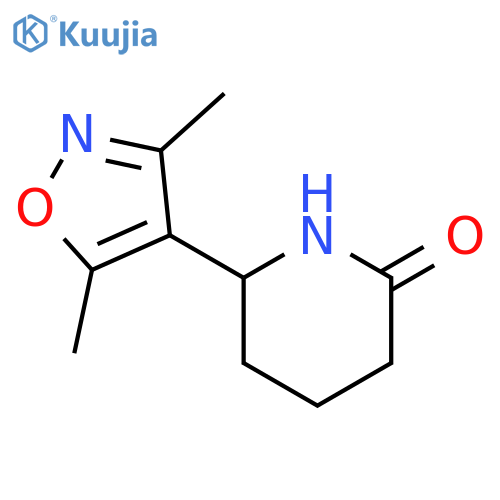 6-(dimethyl-1,2-oxazol-4-yl)piperidin-2-one structure