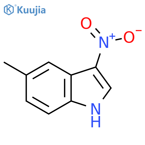 5-methyl-3-nitro-1H-indole structure