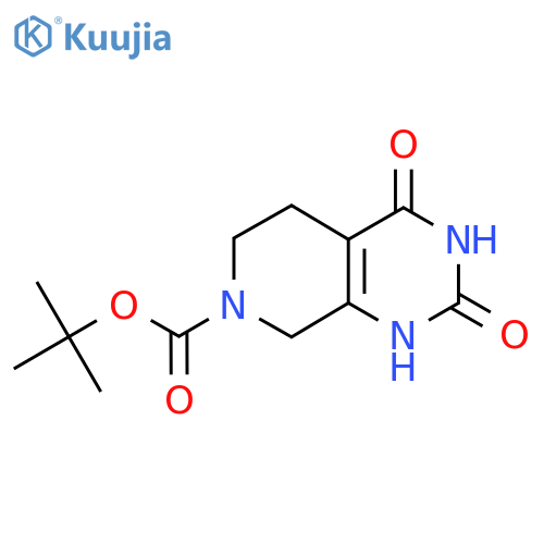 Tert-Butyl 2,4-dioxo-2,3,4,5,6,8-hexahydropyrido[3,4-d]pyrimidine-7(1H)-carboxylate structure