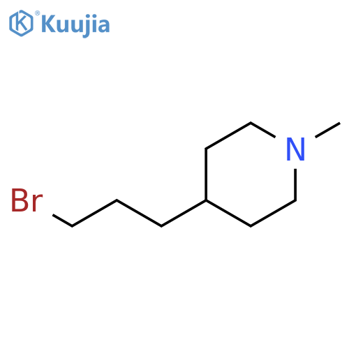 4-(3-bromopropyl)-1-methylpiperidine structure