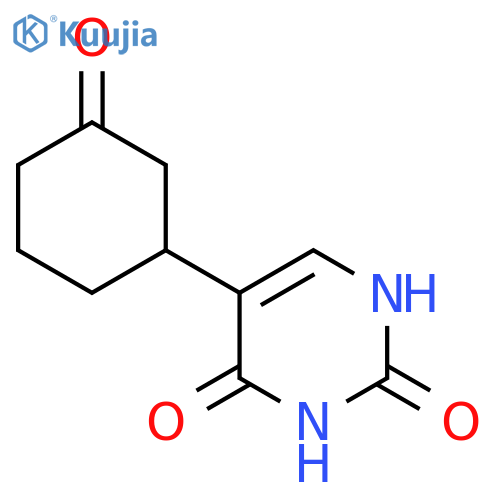 5-(3-Oxocyclohexyl)pyrimidine-2,4(1H,3H)-dione structure