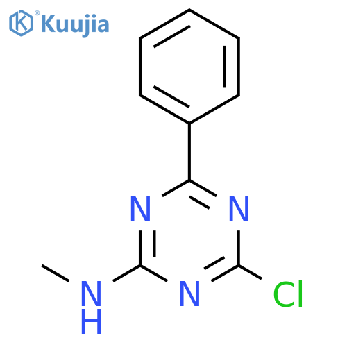4-chloro-N-methyl-6-phenyl-1,3,5-triazin-2-amine structure