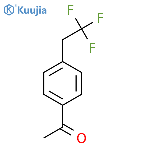 1-[4-(2,2,2-Trifluoroethyl)phenyl]ethanone structure