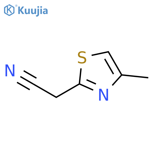 2-(4-methyl-1,3-thiazol-2-yl)acetonitrile structure