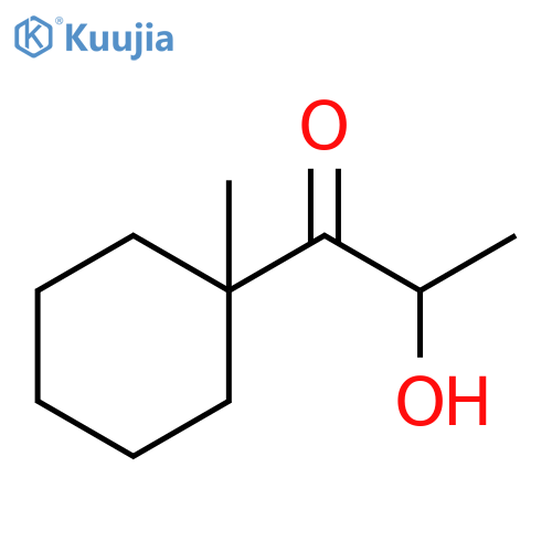 2-hydroxy-1-(1-methylcyclohexyl)propan-1-one structure