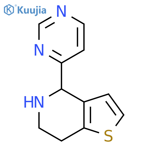 4-{4H,5H,6H,7H-thieno3,2-cpyridin-4-yl}pyrimidine structure