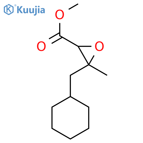 Methyl 3-(cyclohexylmethyl)-3-methyloxirane-2-carboxylate structure