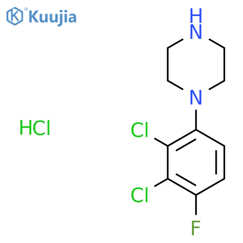 1-(2,3-Dichloro-4-fluorophenyl)piperazine HCl structure