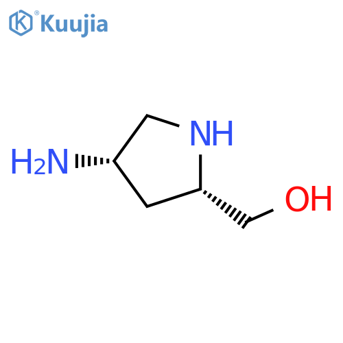 (2S,4S)-4-aminopyrrolidin-2-ylmethanol structure