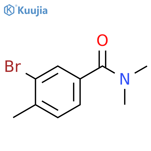 3-Bromo-4,N,N-trimethylbenzamide structure