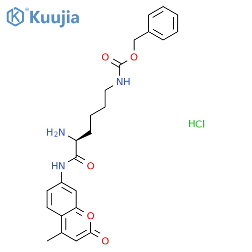H-Lys(Z)-AMC·HCl structure