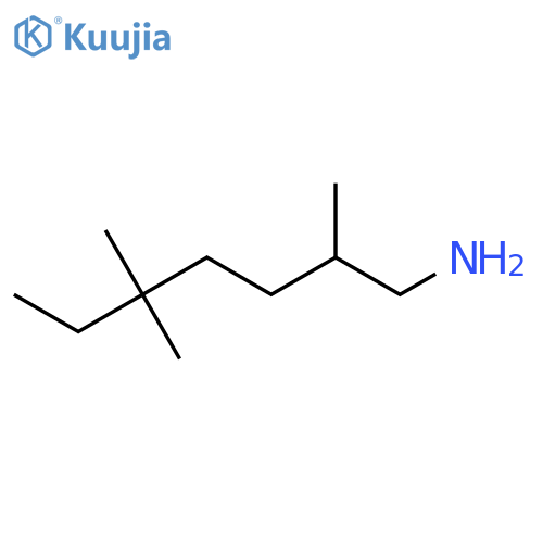 2,5,5-Trimethylheptan-1-amine structure