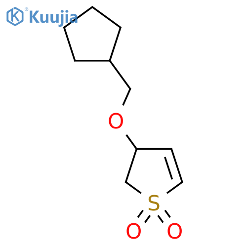 3-(cyclopentylmethoxy)-2,3-dihydro-1lambda6-thiophene-1,1-dione structure