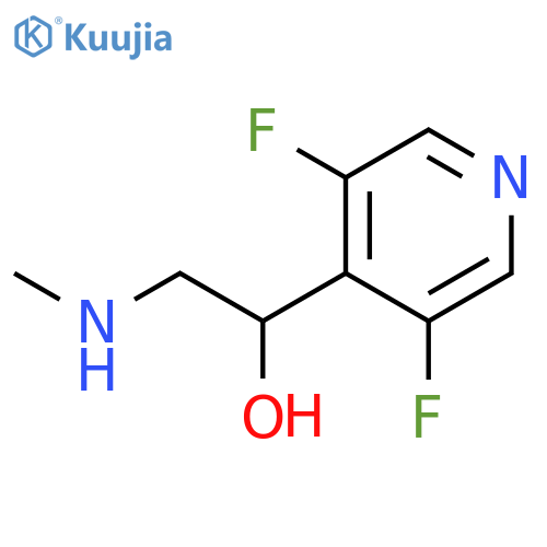 1-(3,5-difluoropyridin-4-yl)-2-(methylamino)ethan-1-ol structure