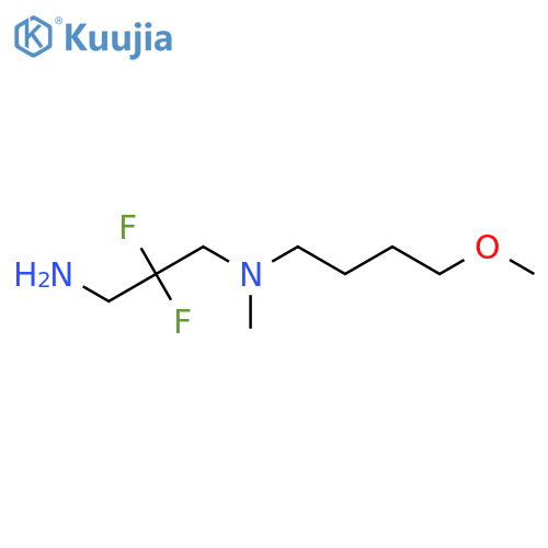 (3-Amino-2,2-difluoropropyl)(4-methoxybutyl)methylamine structure