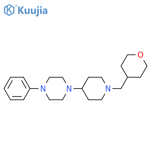 1-{1-[(oxan-4-yl)methyl]piperidin-4-yl}-4-phenylpiperazine structure