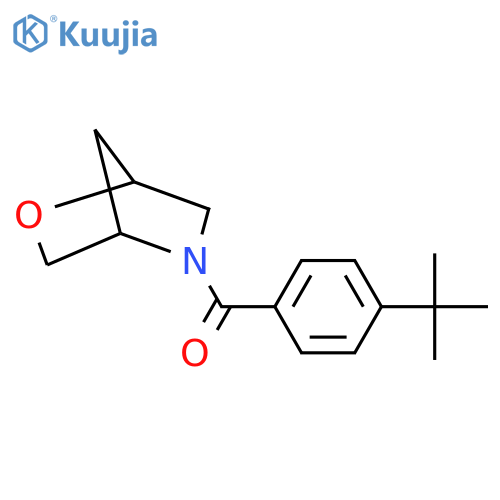 5-(4-tert-butylbenzoyl)-2-oxa-5-azabicyclo2.2.1heptane structure