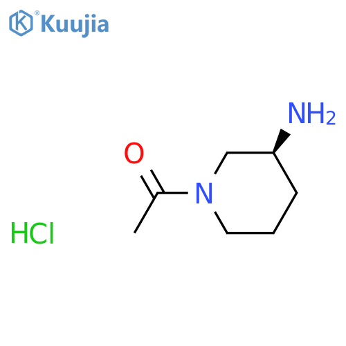 (S)-1-(3-Aminopiperidin-1-yl)ethanone HCl structure